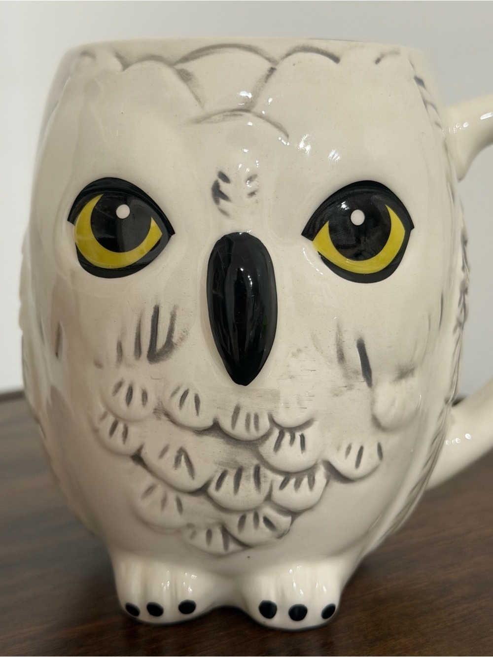 Harry Potter Hedwig Owl 3D Shaped Coffee Mug Ceramic Dolomite Wizarding World - Picture 7 of 10